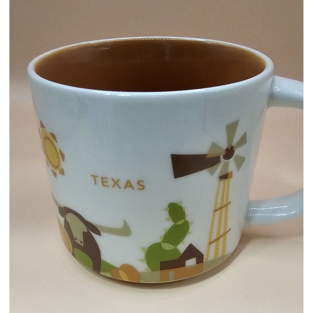 Starbucks coffee mug.   TEXAS YOU ARE HERE Collection Mug Limited addition.